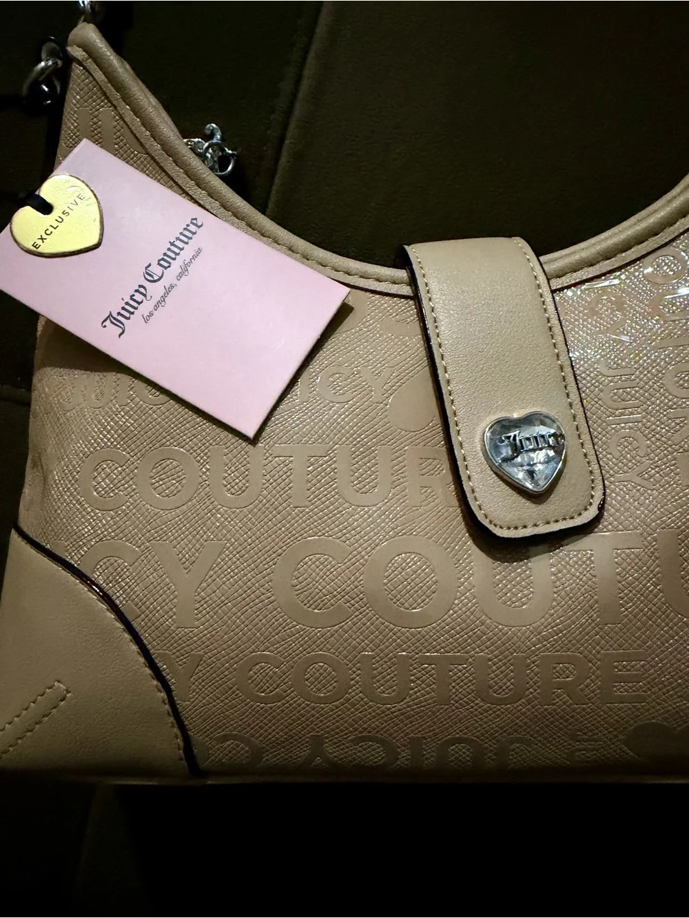 NWT Juicy Couture Starry Night Hobo in Pecan